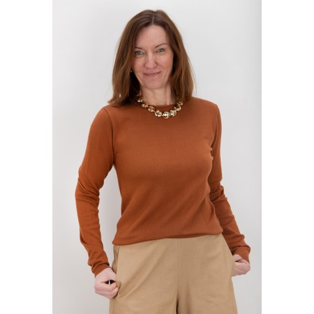 Chalk Jade Ginger Jumper - Brown
