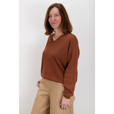 Chalk Lily Rust Jumper - Red