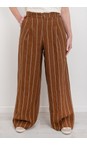 Chalk Tobacco Jasmine Tobacco Stripe Trouser  