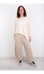 Masai Clothing Plaza Taupe MaPam Plaza Taupe Jersey Culotte  