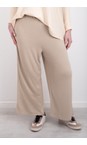 Masai Clothing Plaza Taupe MaPam Plaza Taupe Jersey Culotte  