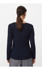 Masai Clothing Navy MaCreama Navy Jersey Basic Top  