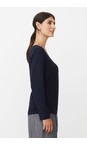 Masai Clothing Navy MaCreama Navy Jersey Basic Top  