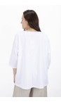 Mama B Bianco Agosto U Bianco Plain Top  