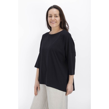 Mama B Agosto U Nero Plain Top - Black