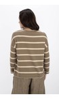 Mama B Cumino Buccia Cumino Stripe Patch Pocket Fleece Jumper  