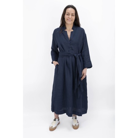 Mama B Dicembre L Oversize Shirt Dress - Blue