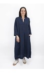 Mama B Blu Dicembre L Blu Oversize Shirt Dress  