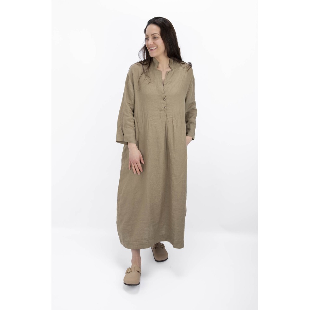 Mama B Dicembre L Cumino Oversize Shirt Dress Cumino