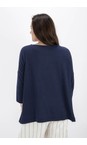 Mama B Blu Emotiva Blu Oversize Eco Fleece Jumper  