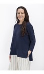 Mama B Blu Emotiva Blu Oversize Eco Fleece Jumper  