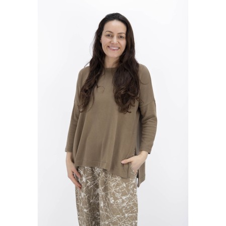 Mama B Emotiva Cumino Relaxed Eco Fleece Jumper - Beige