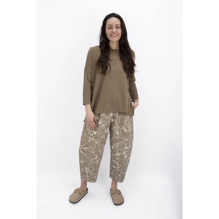 Mama B Emotiva Cumino Relaxed Eco Fleece Jumper - Beige
