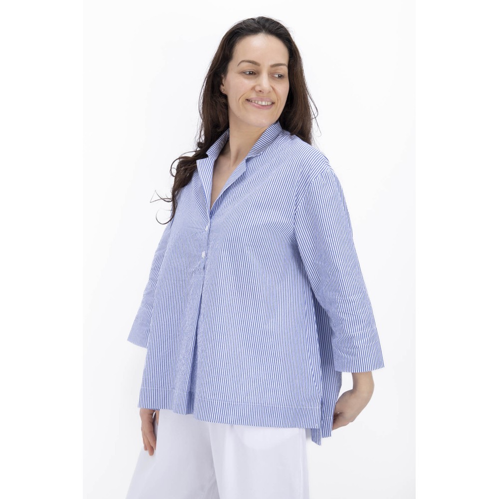 Mama B Ottobre C Oversized Shirt Azzuro