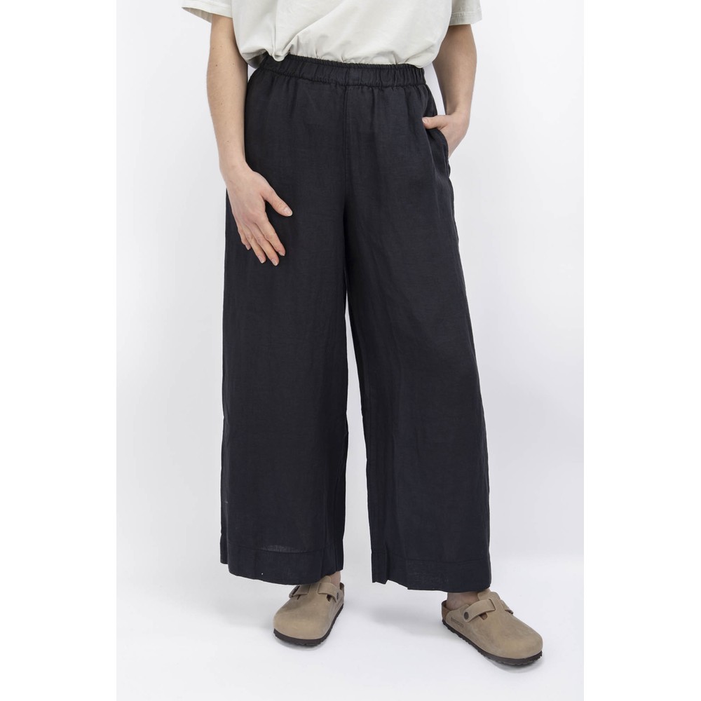Mama B Pollo L Antracite Wide Crop Leg Trouser Antracite