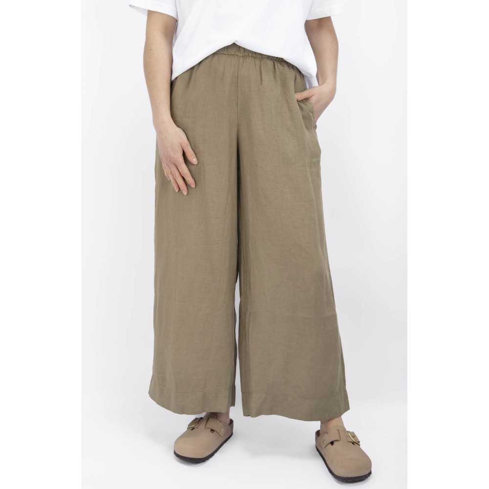 Mama B Pollo L Cumino Wide Crop Leg Trouser Cumino