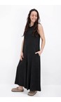 Mama B Nero Fine Nero Wide Leg Jumpsuit  