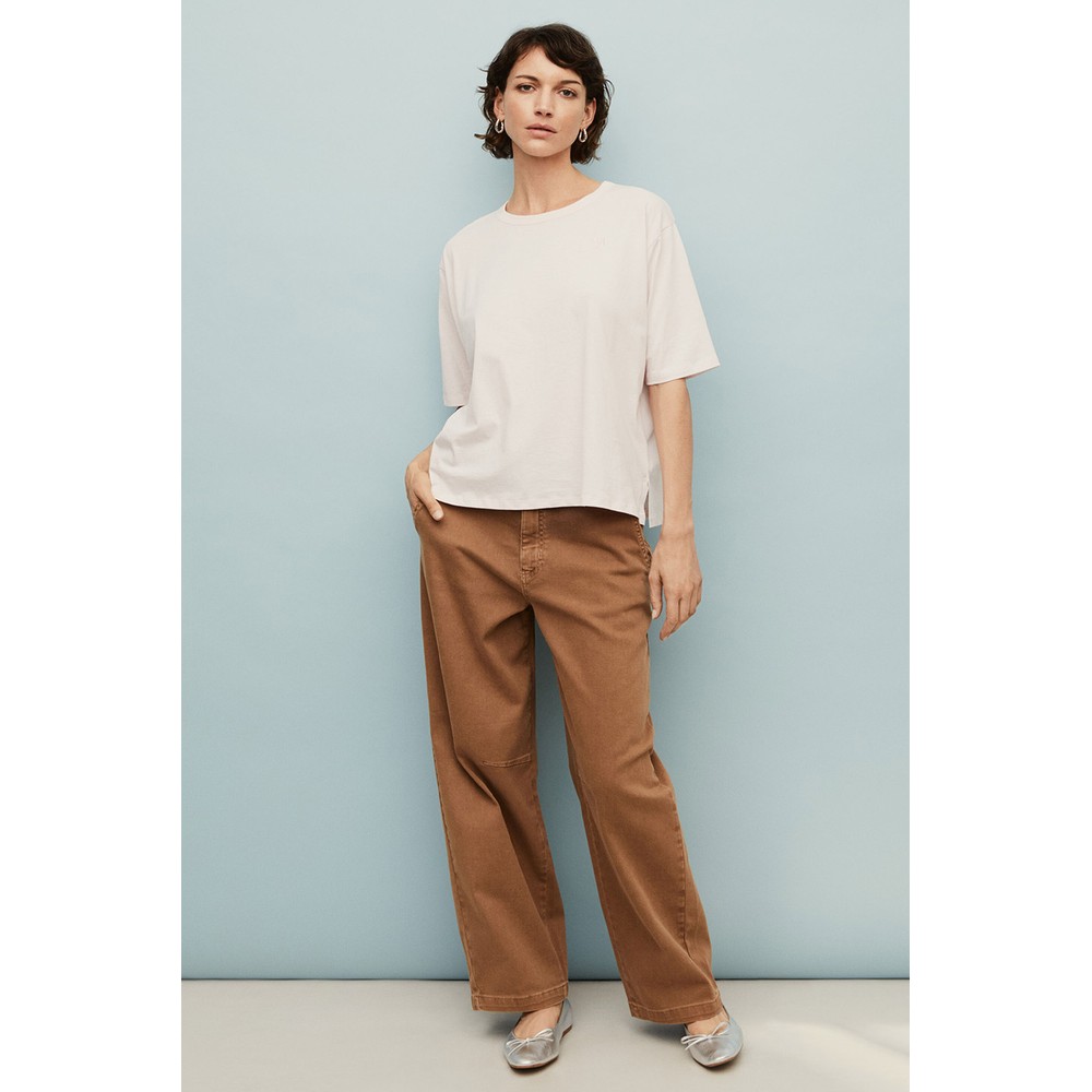 Masai Clothing MaPovienne Barrel Leg Denim Trouser Otter