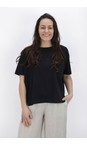Mama B Nero Giovedi U Nero Plain Boxy Top  