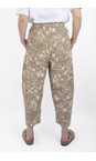 Mama B Cumino Bianco S Crinkle Print Bubble Trouser  