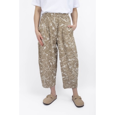 Mama B Bianco S Crinkle Print Bubble Trouser - Beige