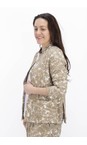 Mama B Cumino Aprile S Crinkle Print Jacket  