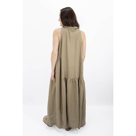 Mama B Limite Cumino Plain Tiered Dress - Beige