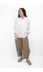 Mama B Latte Accesa L Latte Oversized Button Shirt  