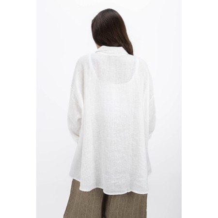 Mama B Accesa L Latte Oversized Button Shirt - Off-White