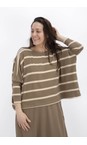 Mama B Cumin Kira M Cumin Stripe Crop Jumper  