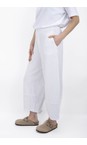 Mama B Bianco Mira J Crinkle Jacquard Trouser  