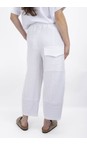 Mama B Bianco Mira J Crinkle Jacquard Trouser  
