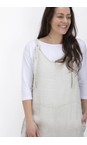Mama B Calce Finet L Plain Linen Jumpsuit  