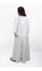 Mama B Calce Finet L Plain Linen Jumpsuit  
