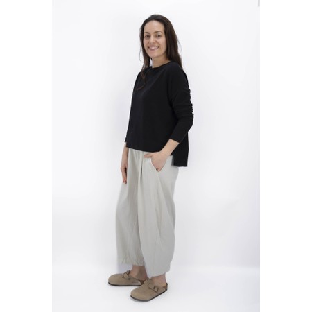 Mama B Bianco U Calce Plain Jersey Bubble Trouser - Grey