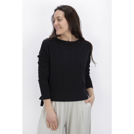 Mama B Alison Nero Eco Fleece Jumper - Black
