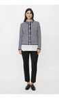 Masai Clothing Navy Blazer MaLucanja Navy Blazer Knit Stripe Cardigan  