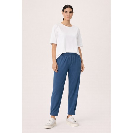 Masai Clothing MaPatti Ensign Blue Essential Jersey Trousers - Blue