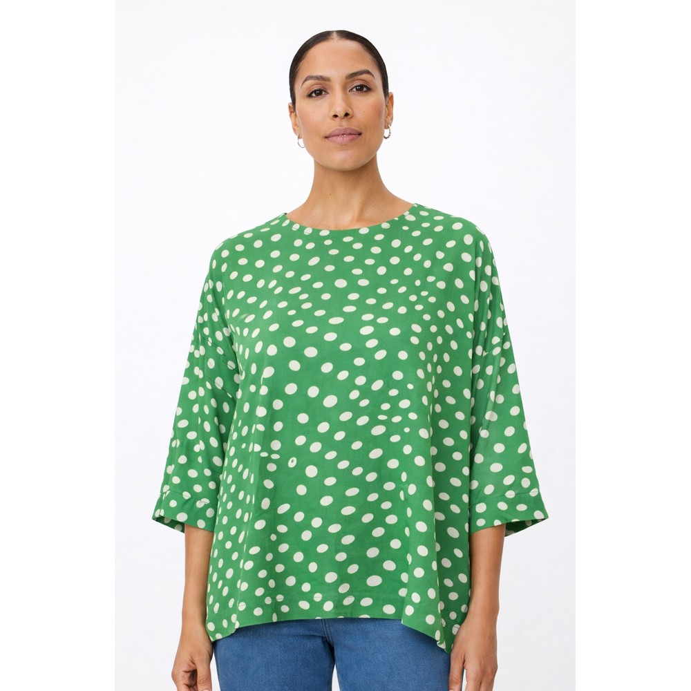 Masai Clothing MaBecca Mint Green Print Top Mint Green