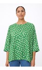 Masai Clothing Mint Green MaBecca Mint Green Print Top  