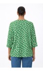 Masai Clothing Mint Green MaBecca Mint Green Print Top  