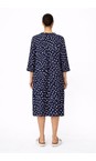 Masai Clothing Navy Blazer MaNokolo Print Dress  