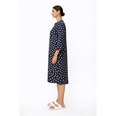 Masai Clothing MaNokolo Print Dress - Blue