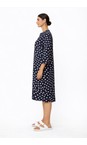 Masai Clothing Navy Blazer MaNokolo Print Dress  
