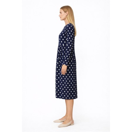 Masai Clothing MaNamo Print Dress - Blue
