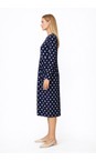 Masai Clothing Navy Blazer MaNamo Print Dress  