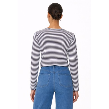 Masai Clothing MaDaritha Stripe Top - Blue