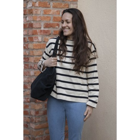 Masai Clothing MaBaylor Stripe Top - Black