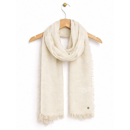 V.Fraas Fraas White Wrap Scarf - White
