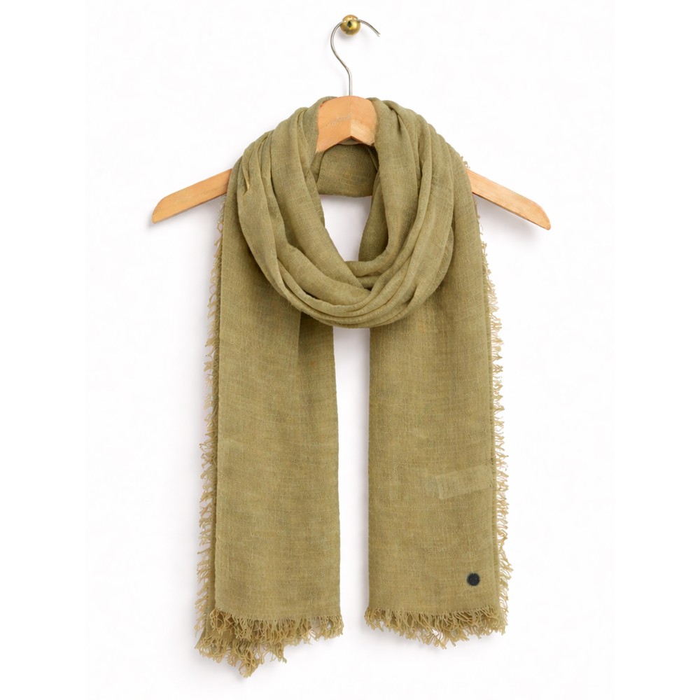 V.Fraas Fraas Olive Wrap Scarf 760 Olive